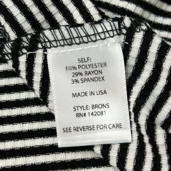 Altar'd State A Line Black and White Striped Dress Size Small - Picture 8 of 13